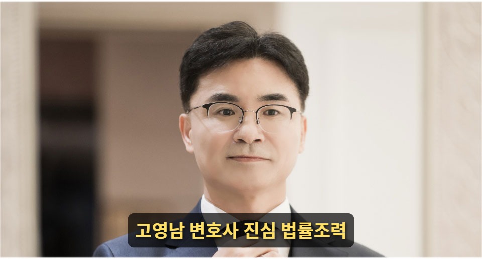 고영남 변호사 진심 법률조력